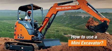 fully functioning mini excavator|how to use mini excavator.